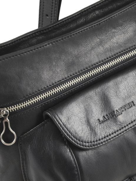 Cross Body Tas Nova Leder Lancaster Zwart soft vintage nova 5761 ander zicht 1